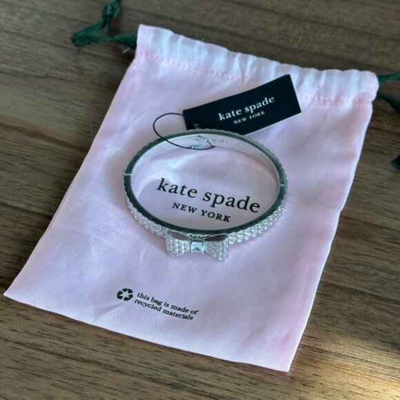 NWT - Kate Spade New York Bow Bangle Bracelet - Picture 3 of 10